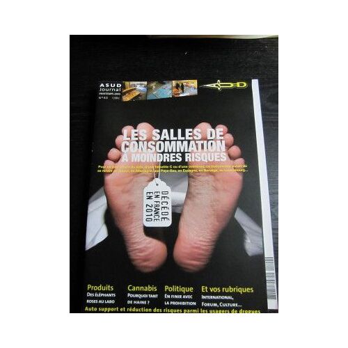 Asud, Auto-Support Des Usagers De Drogues N° 43 : Salles De Consommation À Moindres Risques. 2010
