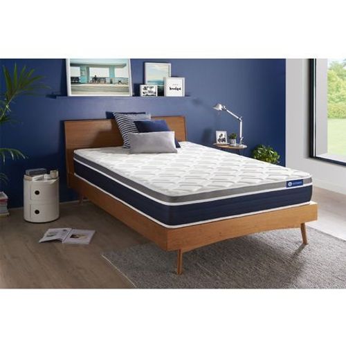 ACTIFLEX CONFORT Matelas Ressorts ensachés + Mémoire de forme 200x200 cm Maxi épaisseur 7 zones de confort