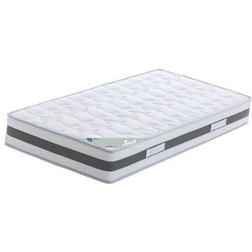 Lot De 2 Matelas 70x190 Mousse À Mémoire De Forme 50 Kg/M3 - Très Ferme - 23 Cm + 2 Oreillers À Mémoire De Forme Offerts King Memory