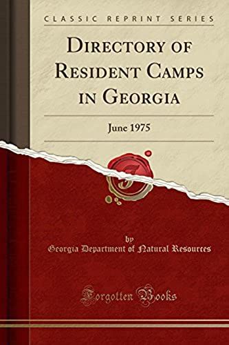 Resources, G: Directory Of Resident Camps In Georgia