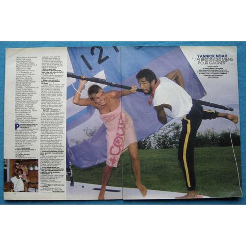 Paris Match N°1901, Coupure De Presse: Yannick Noah