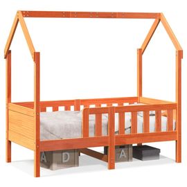 Vidaxl Cadre De Lit D'enfants Forme De Maison Sans Matelas Pin