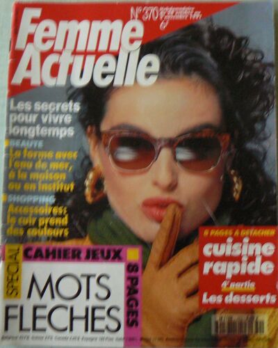 Femme Actuelle N° 370 Du 28/10/1991