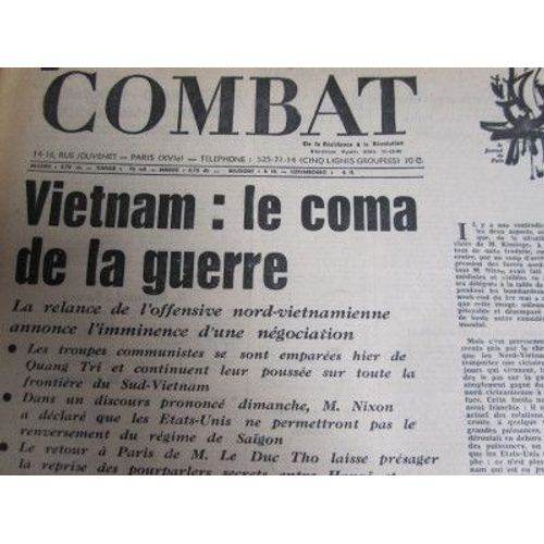 Combat Du 2 Mai 1972 : Vietnam, Le Coma De La Guerre
