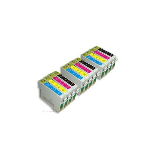 10x cartouches  compatibles Epson Stylus SX125 S22 SX130(T1281-T1282-T1283-T1284)