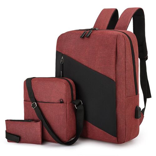 Sac à dos d'ordinateur d'affaires, cartable d'été pour étudiant masculin, résistant à l'usure, chargeur USB, sac à dos hydrofuge SHB11281
