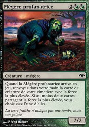 Mégère Profanatrice ( Desecrator Hag ) - Magic Mtg - Coucheciel Vf Mint 119 - C