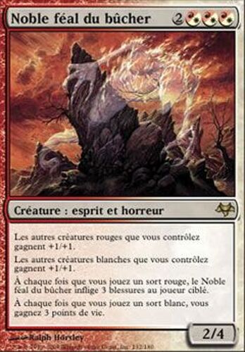 Noble Féal Du Bûcher ( Balefire Liege ) - Magic Mtg - Coucheciel Vf Mint 132 - R