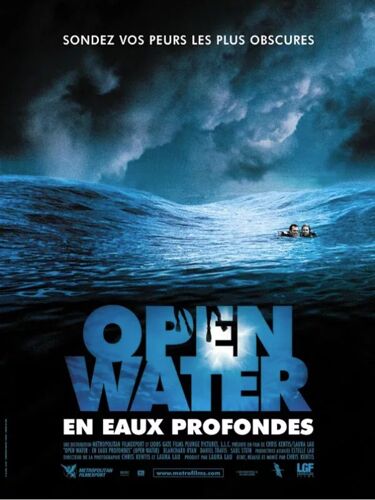 Open Water En Eaux Profondes - Véritable Affiche De Cinéma Pliée - Format 40x60 Cm - De Chris Kentis Avec Blanchard Ryan, Daniel Travis, Saul Stein, Cristina Zenarro - 2004