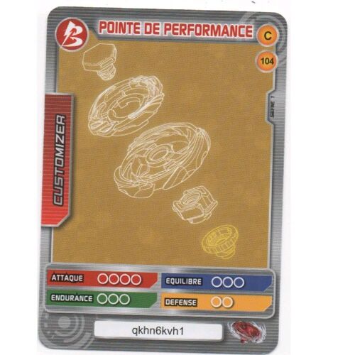 Pointe De Performance_104/160 Carte Beyblade Vf Serie 1