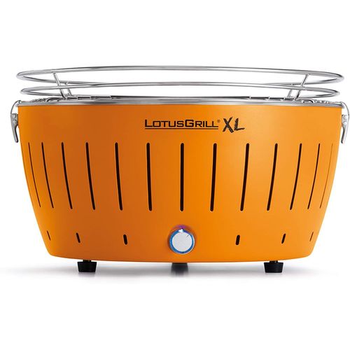 Lotusgrill Barbecue Xl Mandarin Orange Avec Piles Et Câble D'alimentation Usb