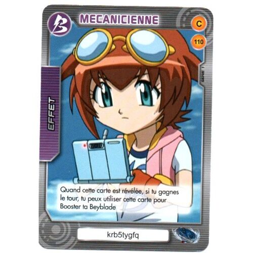 Mecanicienne_110/160 Carte Beyblade Vf Serie 1