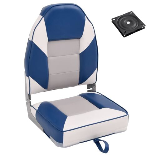 Vidaxl Ensemble De Sièges De Bateau Pliables Lot De 2 Dossier Haut