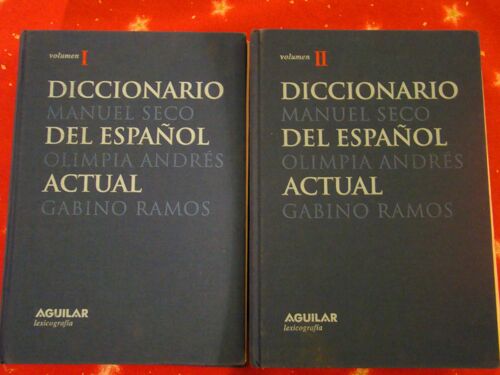 Diccionario Del Espanol Actual 2 Tomos
