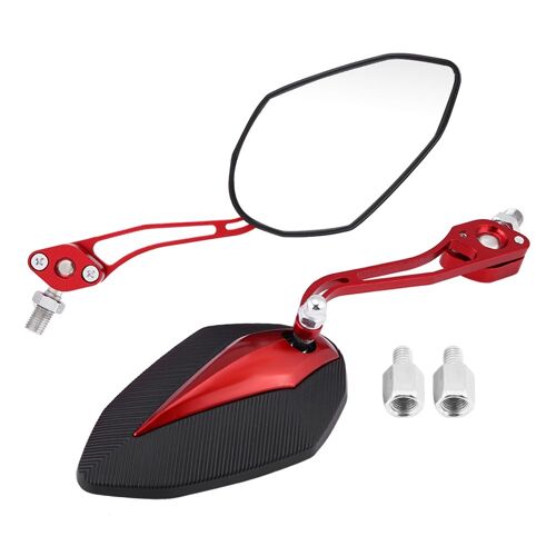 Rétroviseur Latéral De Moto En Alliage D'aluminium, 1 Paire, Diamètre De Vis 8mm 10mm