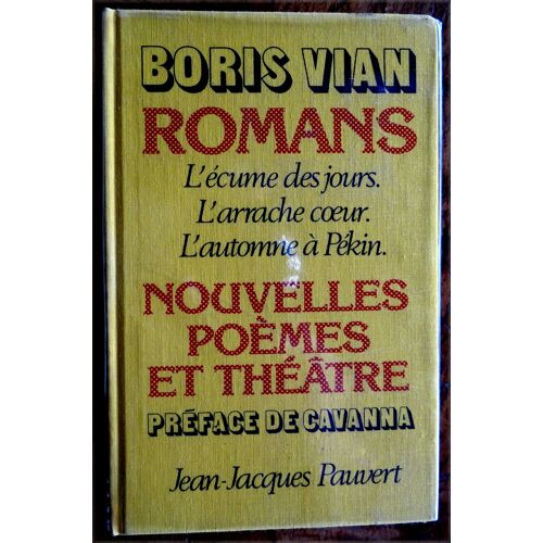 Romans Nouvelles Poèmes Et Théâtre