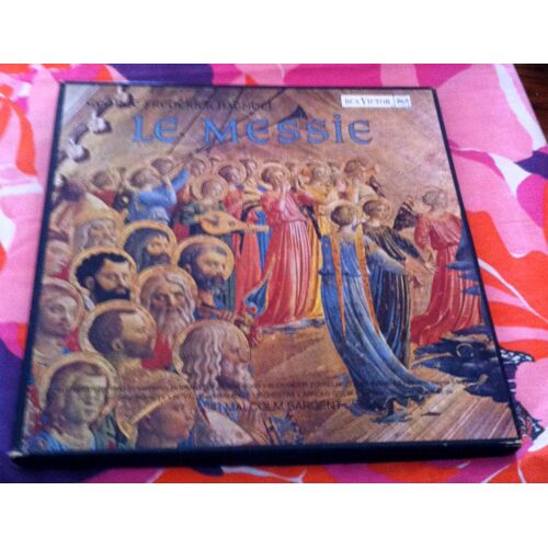 Le Messie Oratorio Version Intégrale,  Paroles Adaptées De La Bible De King James Par Charles Jennens Coffret 3 Disques Rca Victor 440  714-5-6 Dynagroove Enregistrement 1966