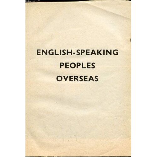 English-Speaking Peoples Overseas.