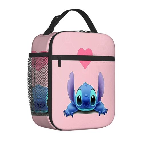 Sac de repas imprimé Stitch, sac à bandoulière portable pour enfants, boîte thermique, sac de rangement de camping en plein air SHB2674