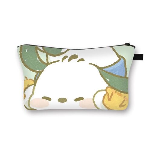 Sanrio ¿ sac de rangement portable de grande capacité, sac à cosmétiques imprimé à la mode pour femmes, pochette SHB1416