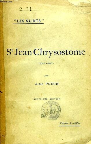 Saint Jean Chrysostome (344-407)