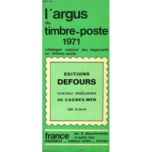 L'argus Du Timbre-Poste 1971