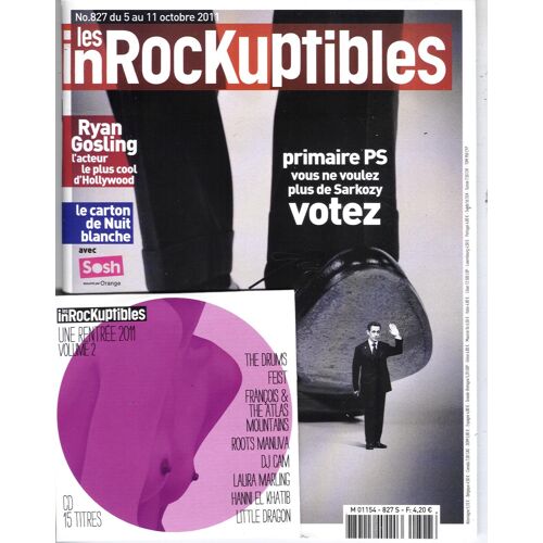 Les Inrockuptibles N°827: Primaire Ps/ Gosling/ Jul/ Borgia/ Princesse Cleves/ Del Rey/ Deus/ Kooks