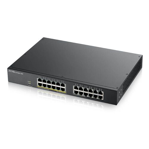 Zyxel GS1900-24EP Géré L2 Gigabit Ethernet (10/100/1000) Connexion Ethernet, supportant l'alimentation via ce port (PoE) Noir