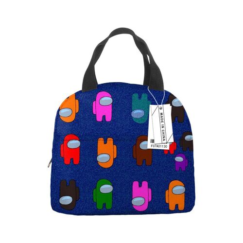 Parmi nous sac à déjeuner imprimé espace loup-garou sac thermique sac de glace sac à déjeuner sac de repas portable pour enfants SHB3382