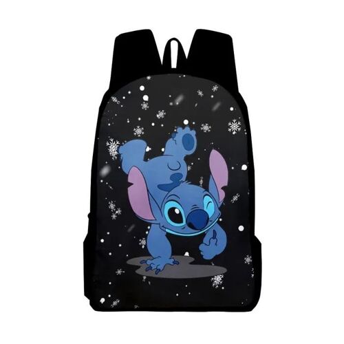 Sac à dos Stitch Stitch, sac d'école de dessin animé de taille moyenne, réduisant la charge et résistant à l'usure SHB1128