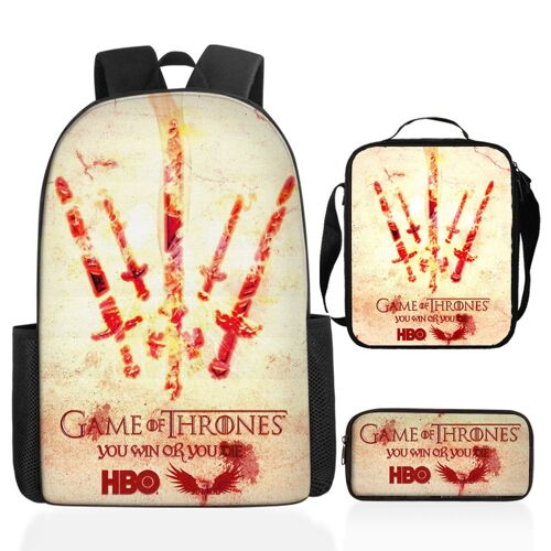 Sac à dos série TV américaine Game of Thrones hommes et femmes sac à dos sac de voyage sac d'ordinateur sac d'école étudiant SHB3148