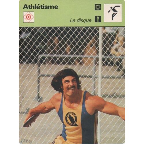 Fiches D'athlétisme Sur Le Disque, Le Javelot Et Le Marteau