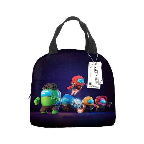 Parmi nous sac à déjeuner imprimé espace loup-garou sac thermique sac de glace sac à déjeuner sac de repas portable pour enfants SHB3365