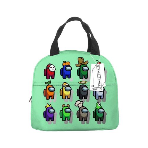 Parmi nous sac à déjeuner imprimé espace loup-garou sac thermique sac de glace sac à déjeuner sac de repas portable pour enfants SHB3378