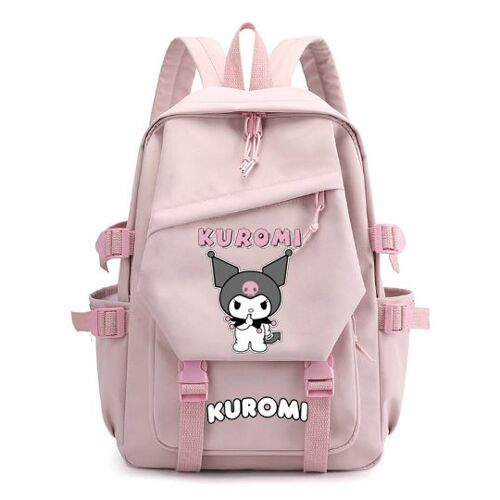 Anime Kuromi cartable version coréenne pour les filles du collège et du lycée sac à dos léger décontracté grande capacité SHB252