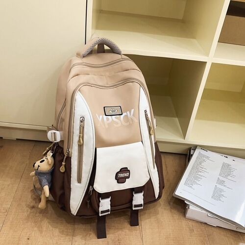 Cartables allégés pour les collégiens, les lycéennes, les sacs à dos de campus polyvalents, les sacs à dos d'université à la mode pour hommes SHB4168
