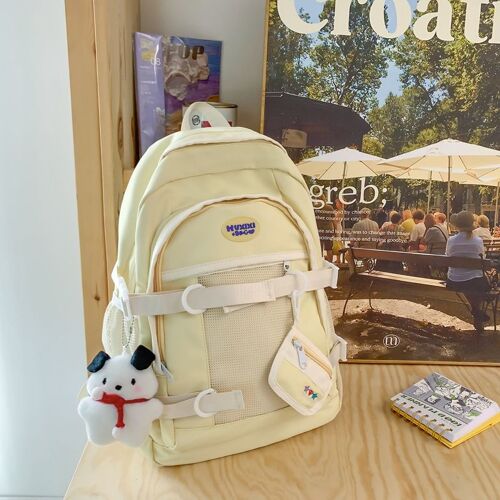 Sac d'école léger de style japonais pour femme, sac à dos frais pour lycéenne, sac de voyage SHB3678