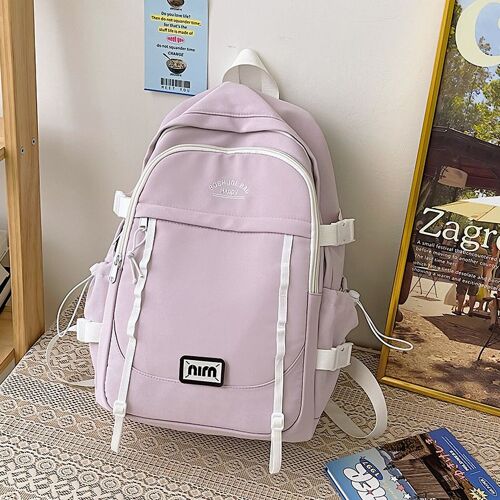 Conception de sac à dos de style coréen, haute apparence, sac de lycée pour lycéenne, sac à dos de grande capacité pour femme SHB3612