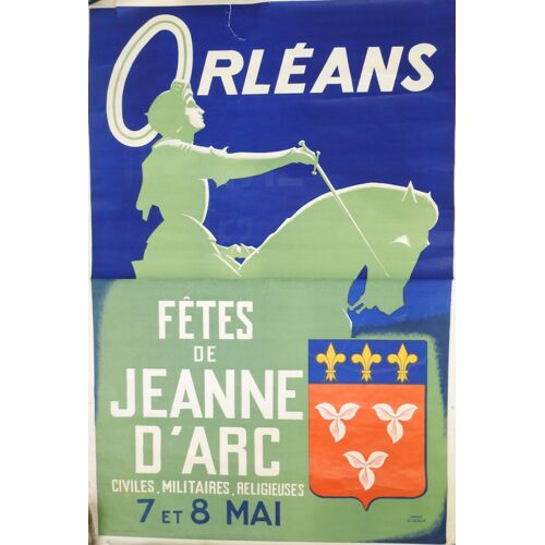 Affiche Fête De Jeanne D'arc Orléans