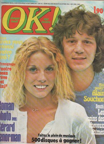 Ok  N° 33 : Gerard Lenorman / Alain Souchon / Elisabeth Jerome / Les Rubettes / Paul Newman / Hugues Aufray /