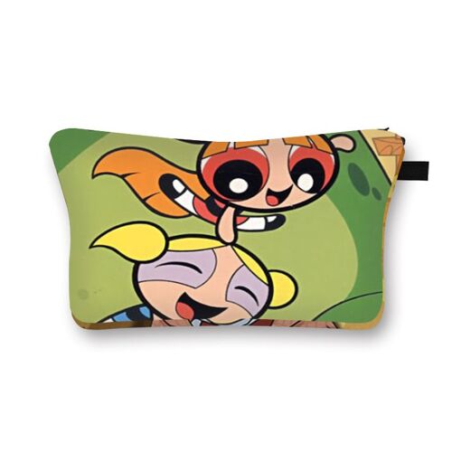 Powerpuff filles filles dessin animé grande capacité sac cosmétique trousse de toilette fournitures voyage sac de rangement chaud SHB1347