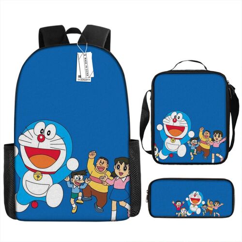 Sac à dos Lémurien moyen dessin animé mode sac d'école sac à bandoulière étui à stylos ensemble de trois pièces SHB2730