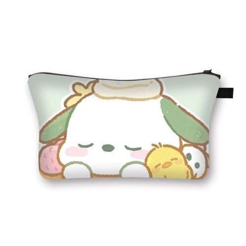 Sanrio ¿ sac de rangement portable de grande capacité, sac à cosmétiques imprimé à la mode pour femmes, pochette SHB1420