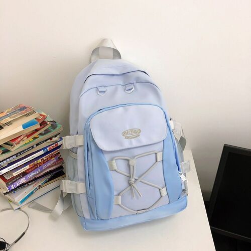 Sac d'école style sans collision, sac à dos de grande capacité pour filles, sac à dos japonais polyvalent SHB4007