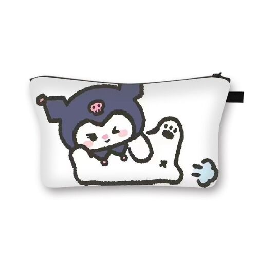 Sanrio ¿ sac de rangement portable de grande capacité, sac à cosmétiques imprimé à la mode pour femmes, pochette SHB1450