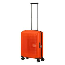 American Tourister - Valise cabine rigide extensible Aerostep 4R 55 cm - Orange