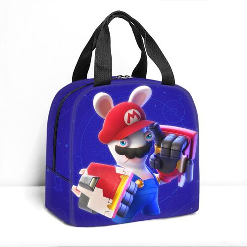 Sac à déjeuner pour enfants Mario Mario, sac à déjeuner pour étudiants, sac isolant simple en film d'aluminium, grande capacité SHB1925