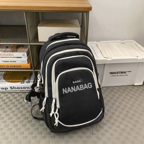 Cartables pour collégiennes, beaux sacs à dos multi-compartiments allègeant la charge, protégeant la colonne vertébrale pour les lycéens, sacs à dos pour hommes SHB4482