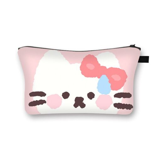 Sanrio ¿ sac de rangement portable de grande capacité, sac à cosmétiques imprimé à la mode pour femmes, pochette SHB1434