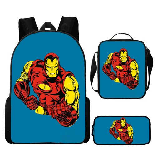Marvel Spider-Man sac à dos collège sac grande capacité Anime dessin animé sac à dos sac à déjeuner SHB2436